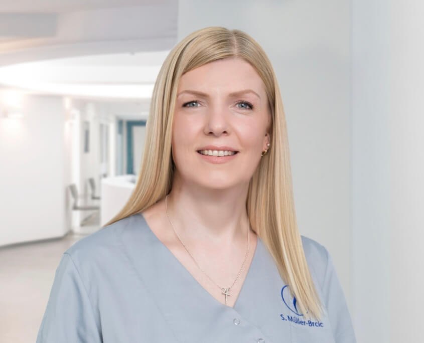 Frau S. Müller-Brcic, Praxismanagerin des MainMed Private Frankfurt