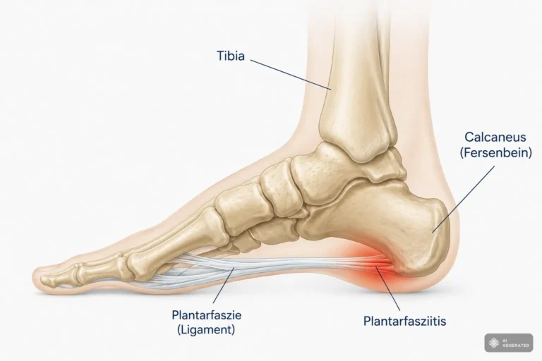 Fersensporn Plantarfasziitis: Ursachen, Diagnose & Behandlung